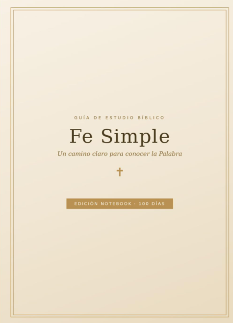 Portada de Fe Simple: Un camino claro para conocer la Palabra